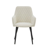Beverly Dining Chair - White Boucle
